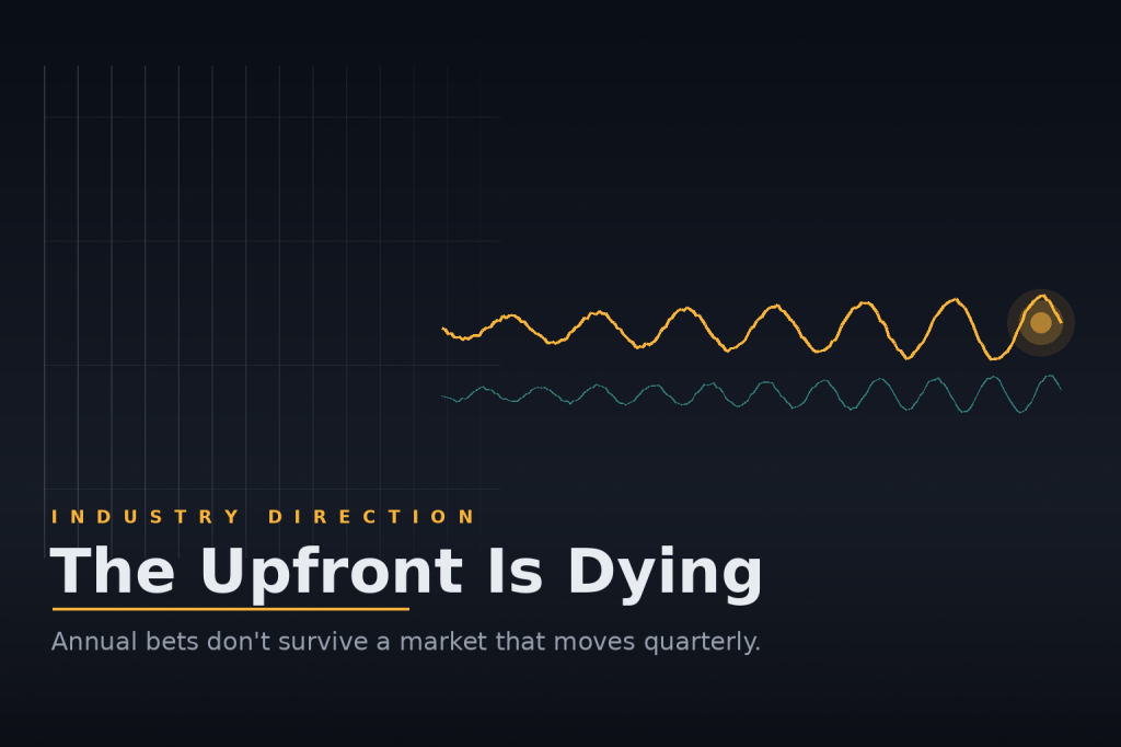 The Upfront Is Dying, and Your Portfolio Plan Is Next